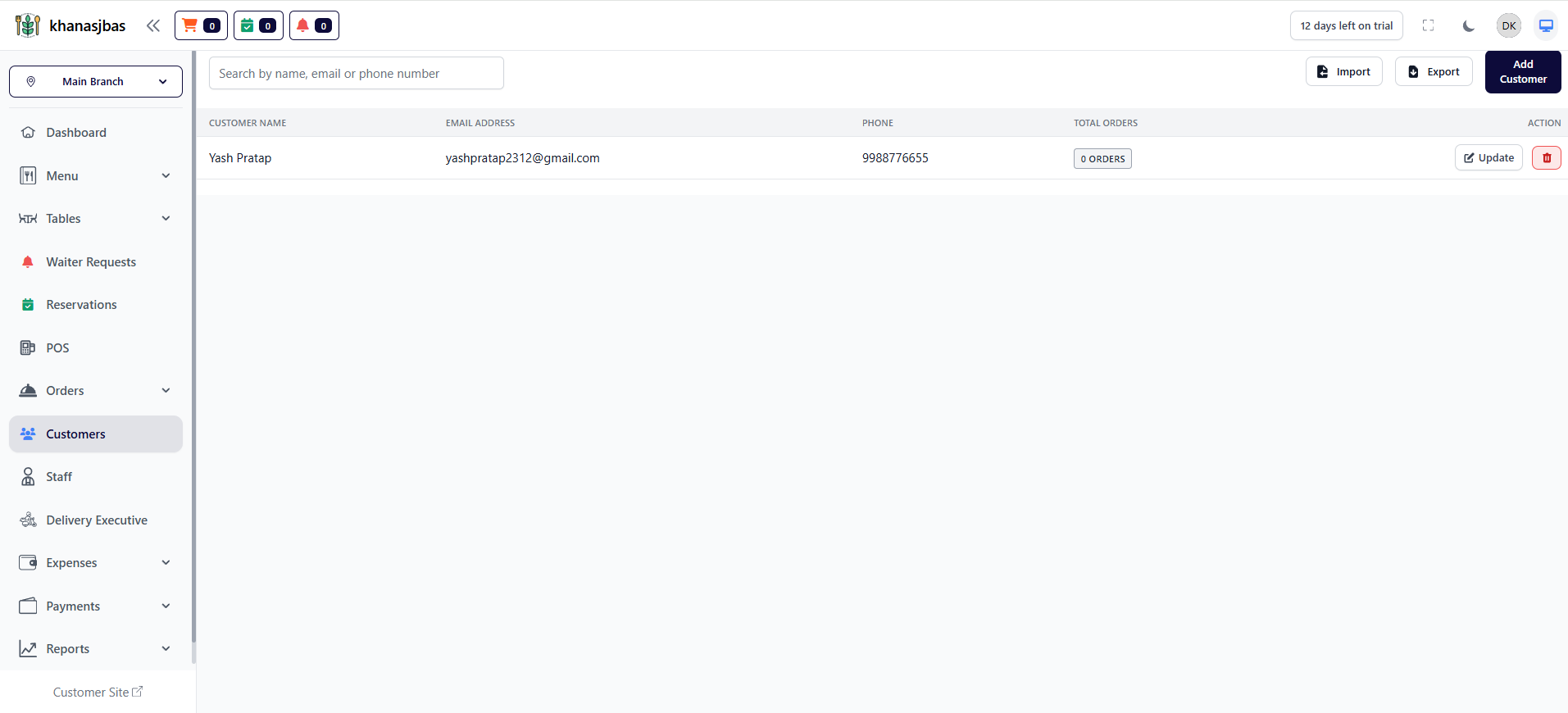 Customers Management Image